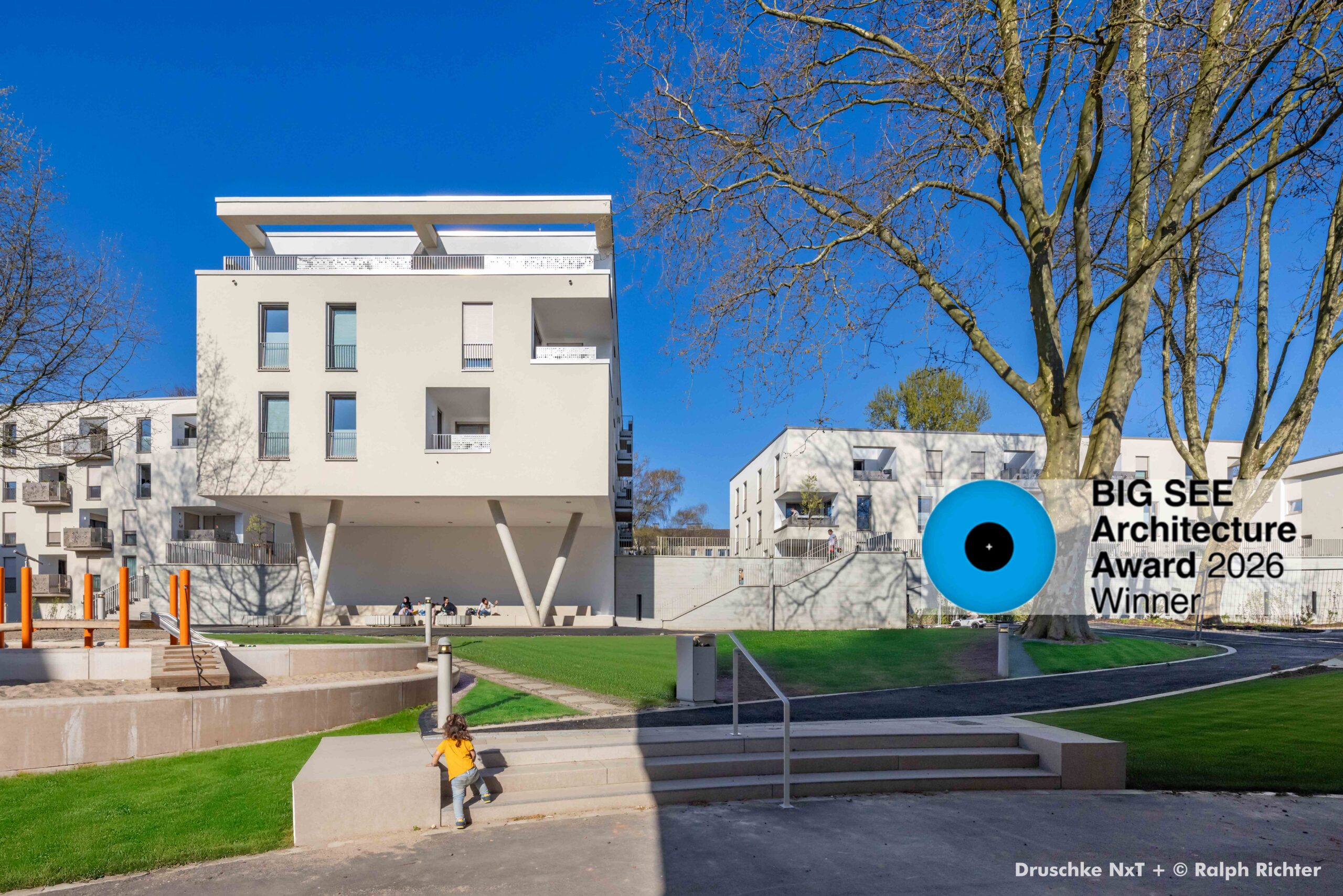 BIG SEE Architecture Award 2026 für das Wohnquartier Elisabeth-Selbert-Straße in Mülheim an der Ruhr